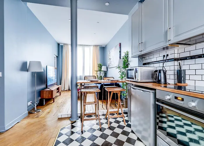 Buttes-chaumont - Fully-equipped Apartment *