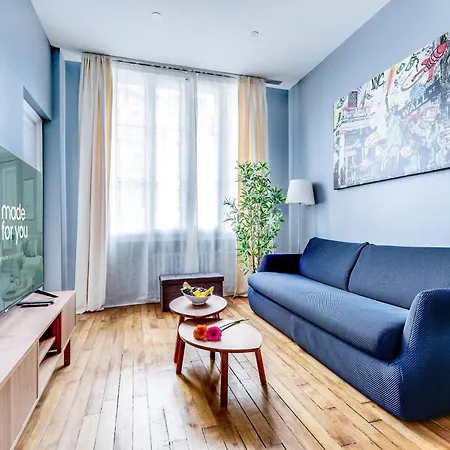 Daire Buttes-chaumont - Fully-equipped