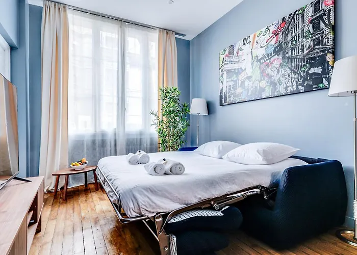 Apartament Buttes-chaumont - Fully-equipped Paryż