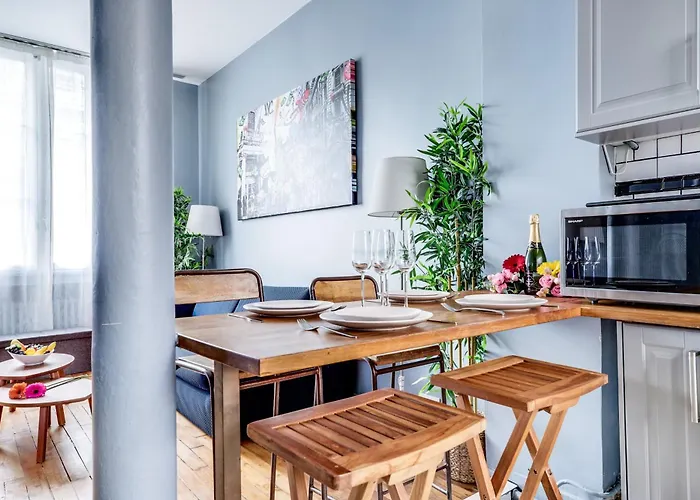Buttes-chaumont - Fully-equipped Daire
