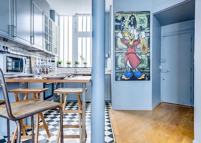Daire Buttes-chaumont - Fully-equipped Paris