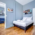 Buttes-chaumont - Fully-equipped Apartamento París