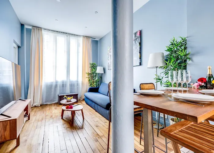 Buttes-chaumont - Fully-equipped Апартаменты